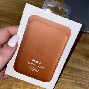 Apple leather wallet